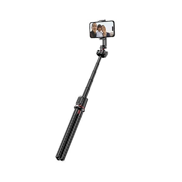 Tech-protect L07s Bluetooth Selfie Stick Flexible Tripod Black