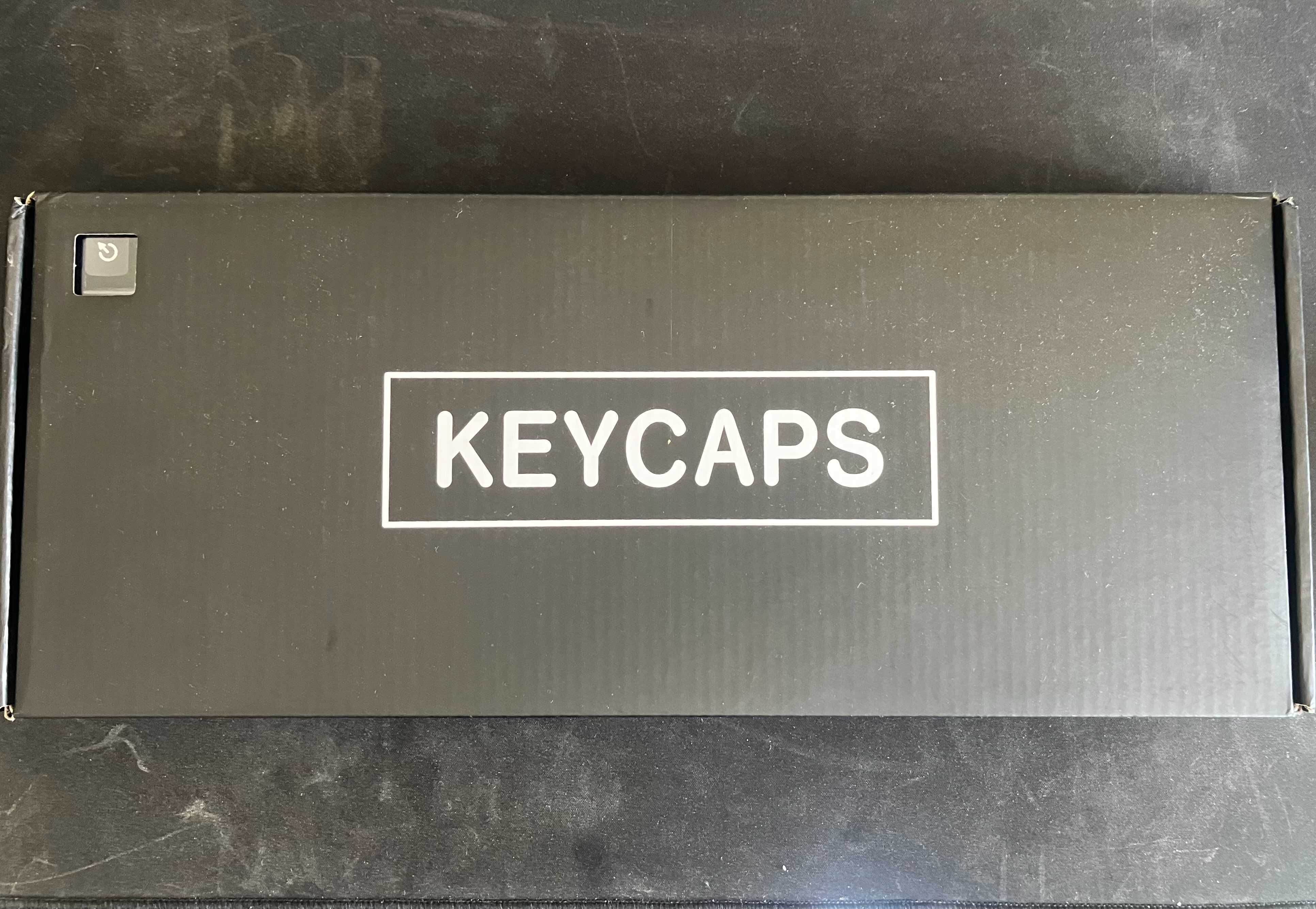 Keycapy AIFEI White on Black WOB Cherry Doubleshot