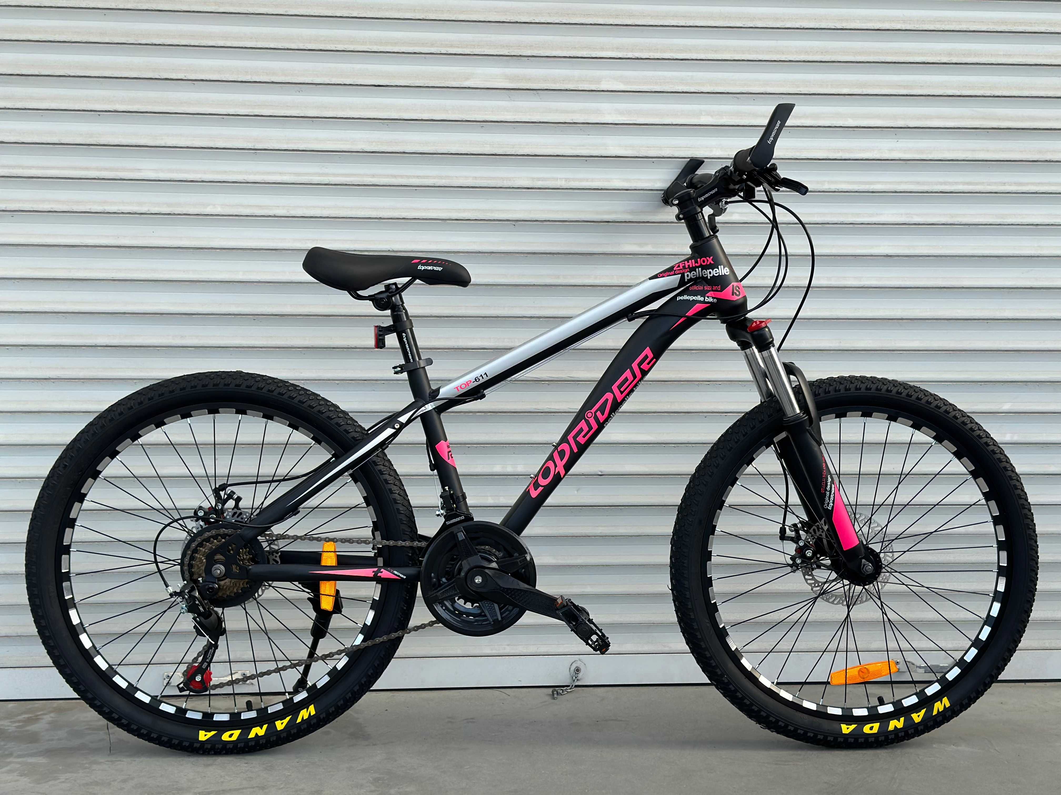 Горний велосипед 24 дюймів Розовий (в наявності інші кольори)