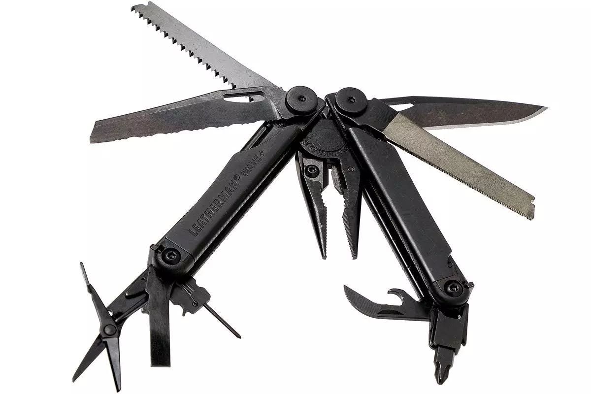 Мультитул Leatherman Wave Plus Black, синтетичний чохол 832526