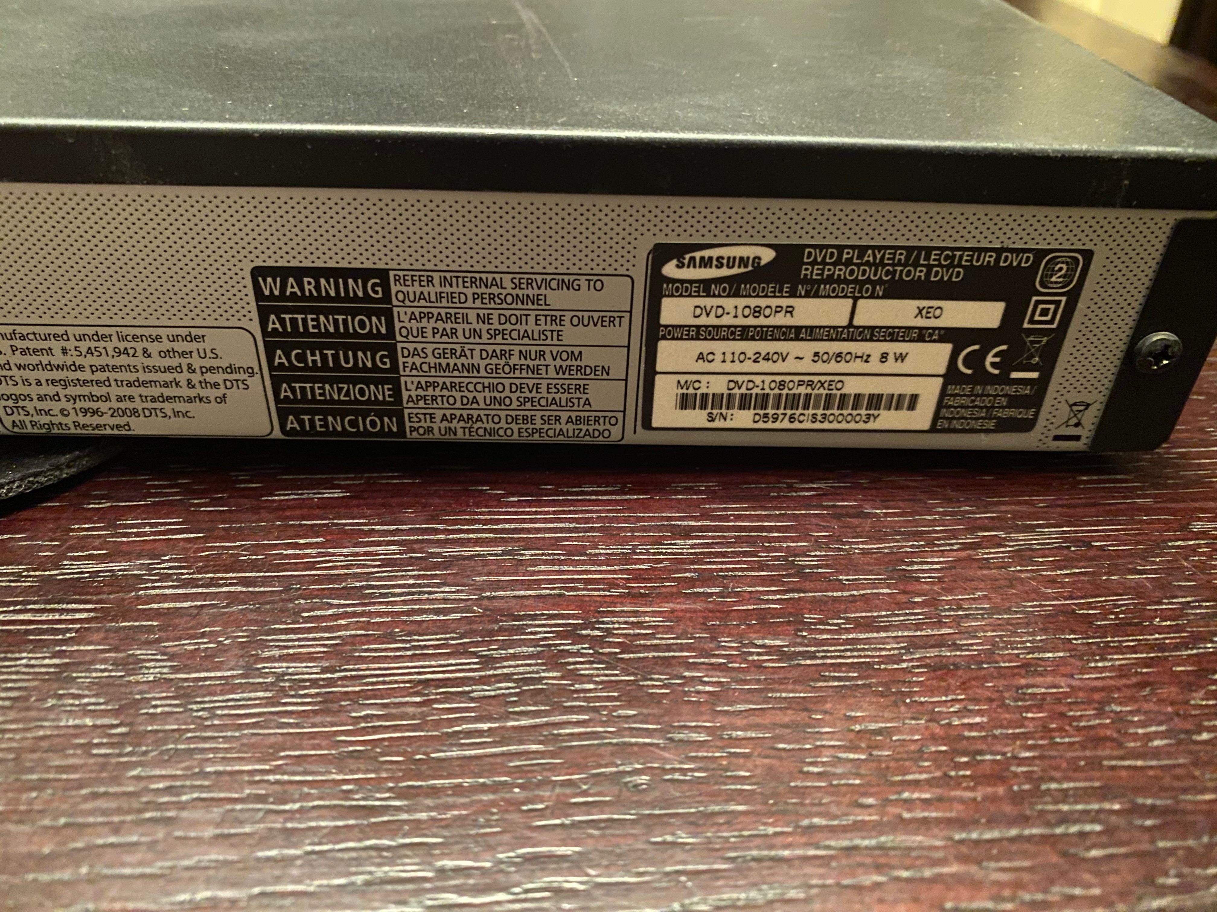 DVD Samsung 108OPR