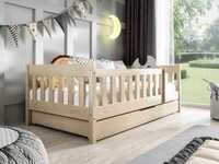 Drewniane łóżeczko dziecięce POLA z materacem piankowym