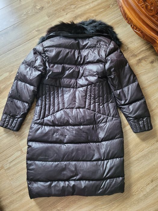 Botki skóra naturalna płaszcz puchowy premium nowa torba nine west