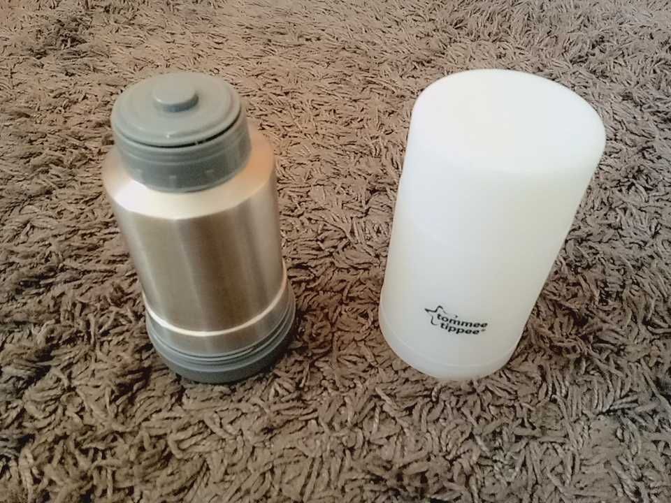 Automat do mleka + 2 nowe butelki  + termos - Tommee Tippee