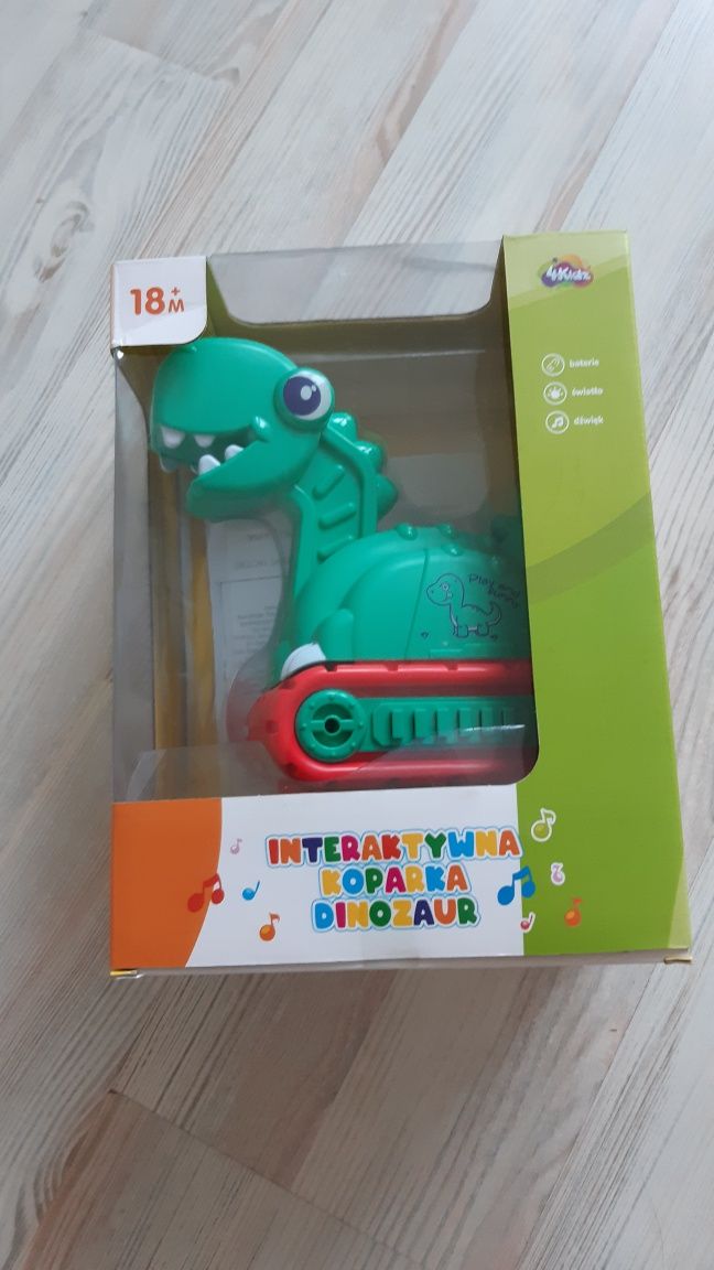 interaktywna koparka dinozaur 4kidz