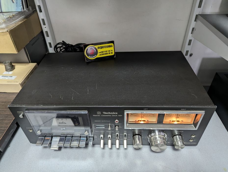 Technics RS-631. Stereo Cassette Deck. Memory! Timer! Вес 8кг. JAPAN