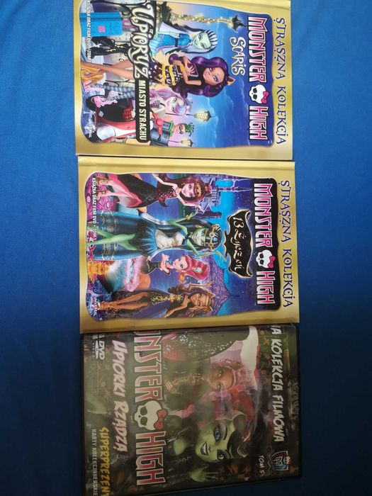 Zestaw DVD - Monster High - 3 sztuki