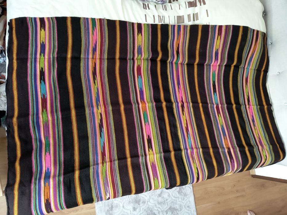 Wełniane narzuty PRL