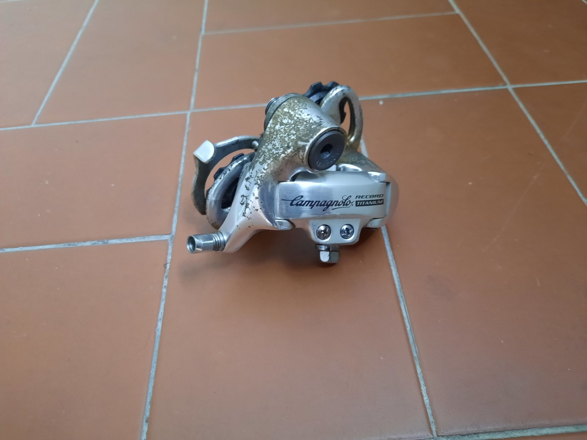 Desviador Campagnolo Record Titânio