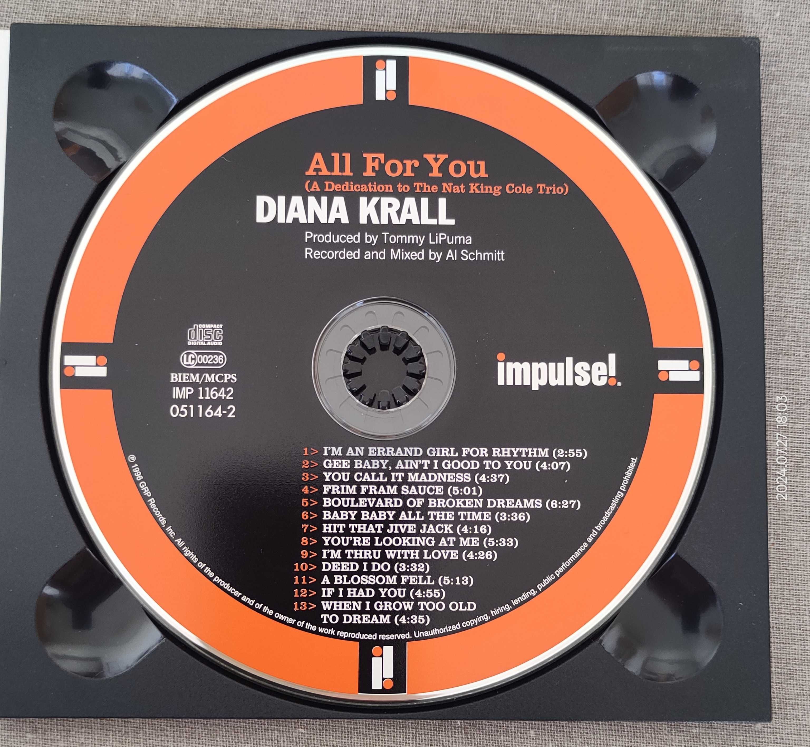 CD Original Diana Krall