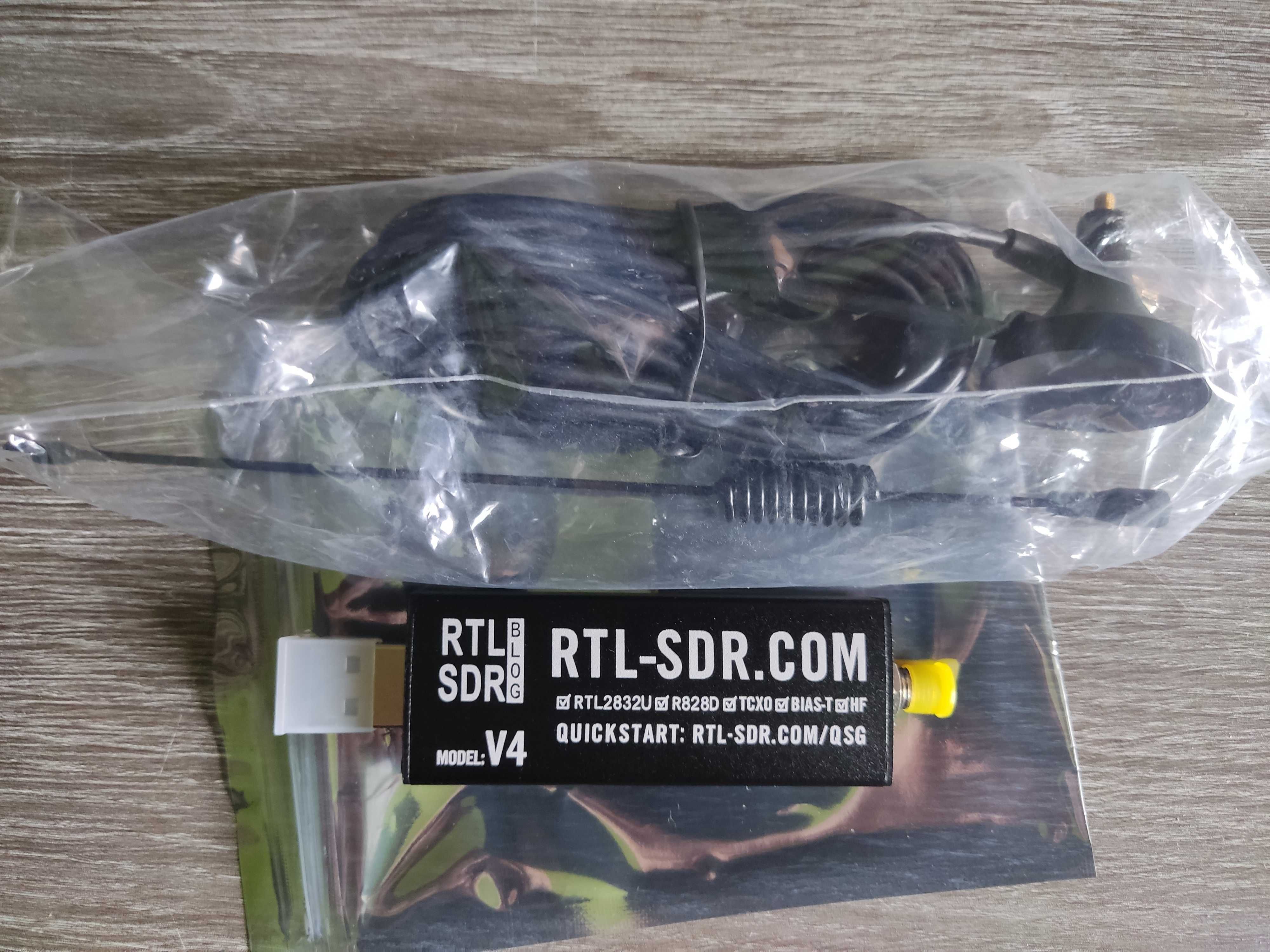 Nowy RTL-SDR V4 blog nowy typ + antena