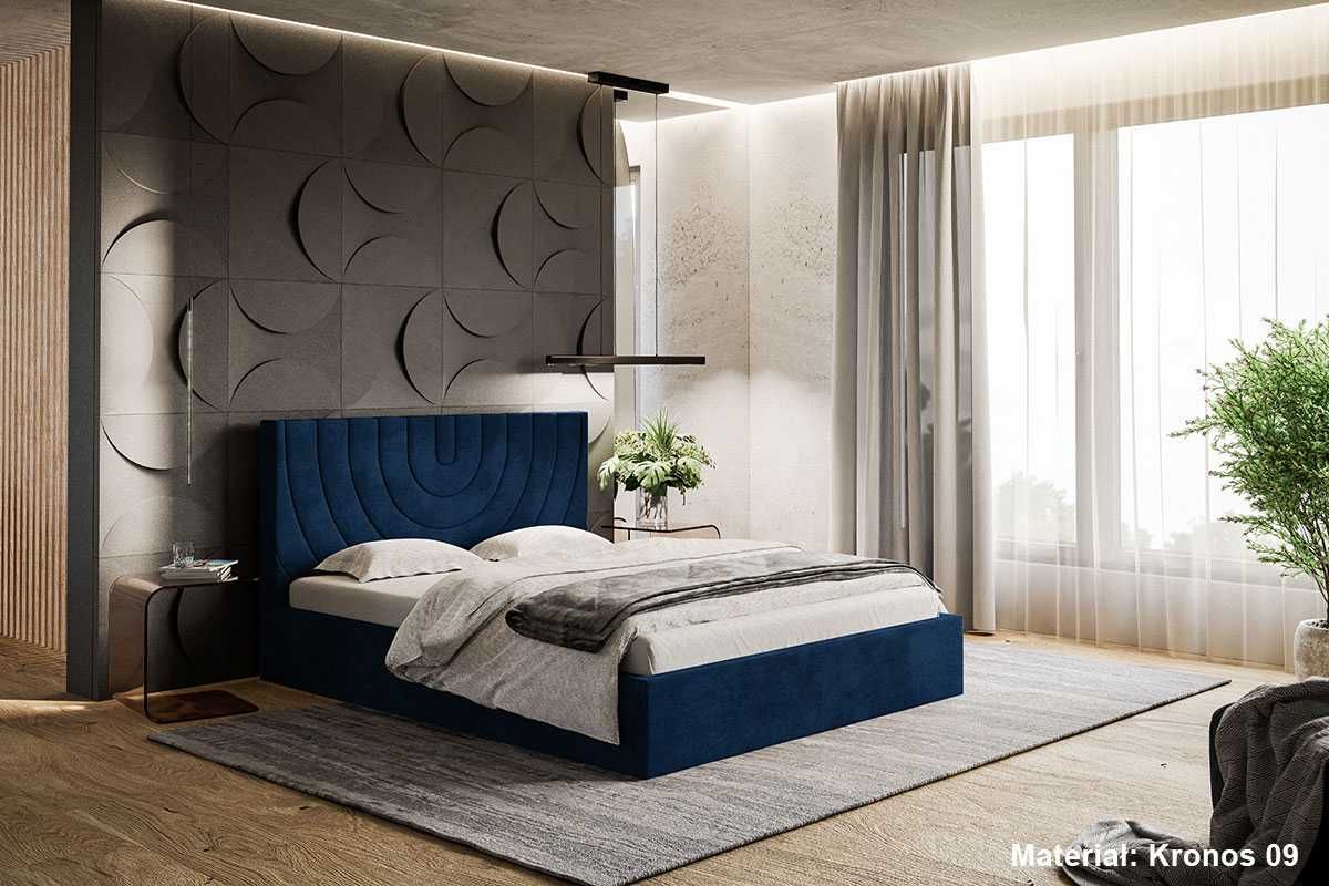 Łóżko łóżka tapicerowane bed PORTO 160X200 180x200 POJEMNIK STELAŻ