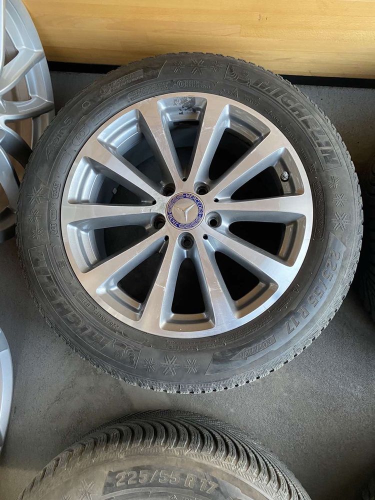 Оригінальні диски 5х112 R17 Mercedes + 225/55 17 Michelin