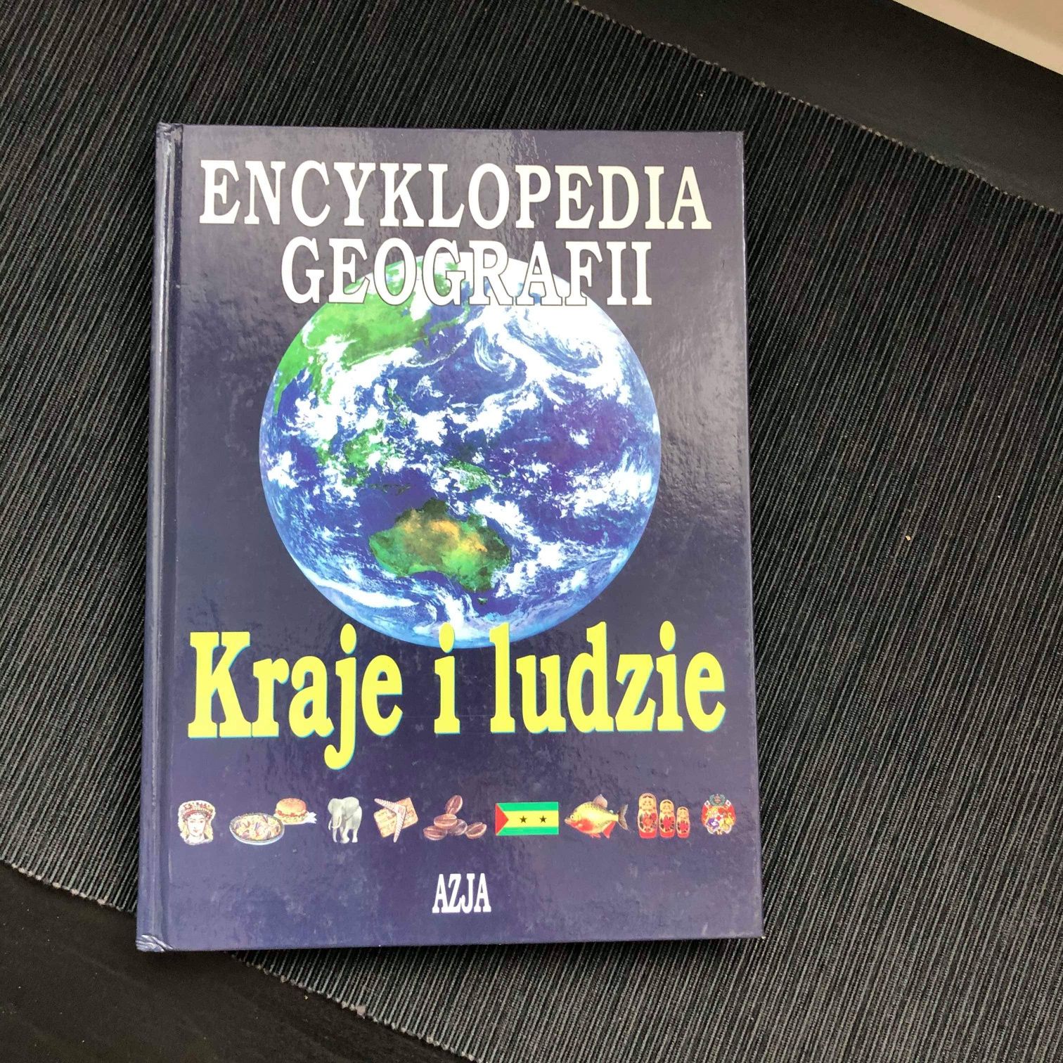 ENCYKLOPEDIA GEOGRAFII Kraje i Ludzie ilustrowana 2 kontynenty album