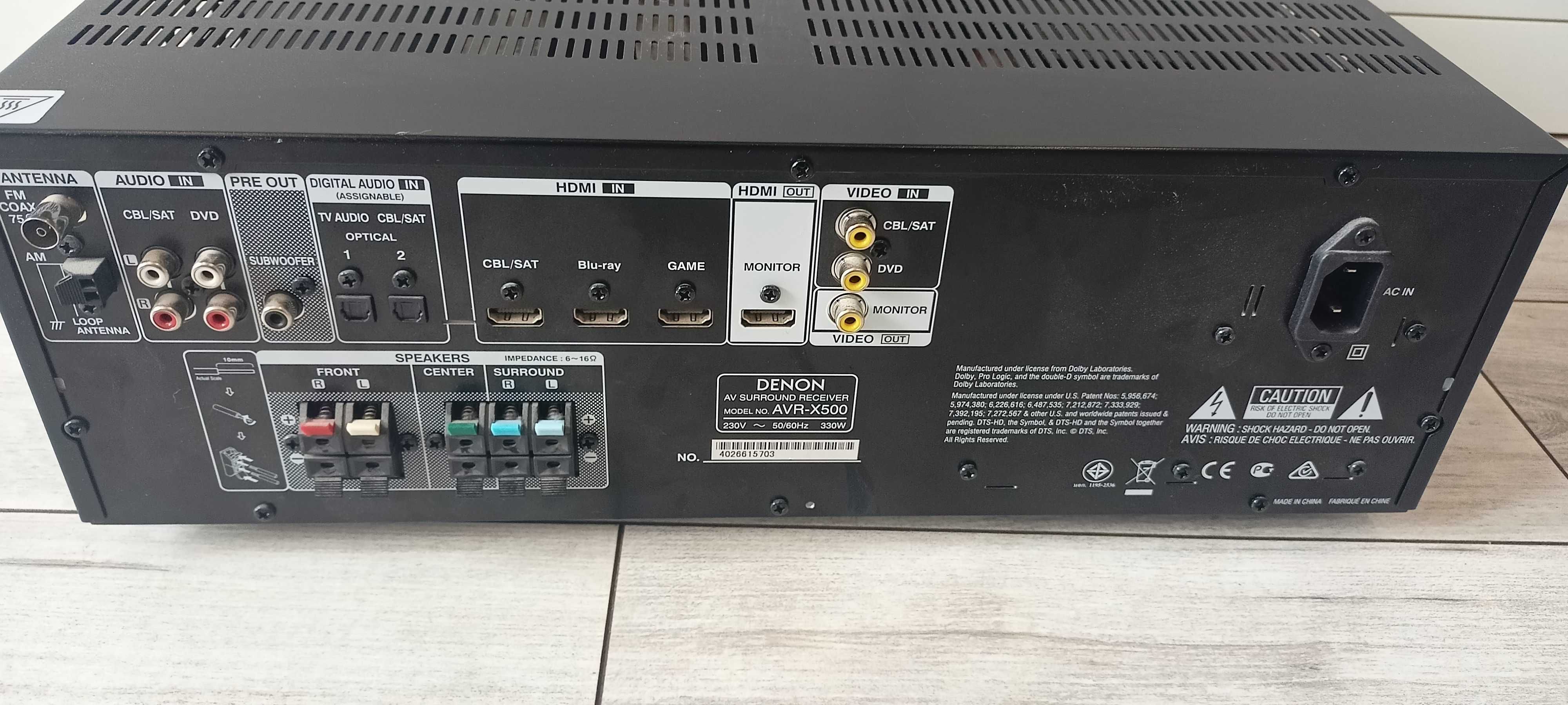 Amplituner Denon AVR-X500