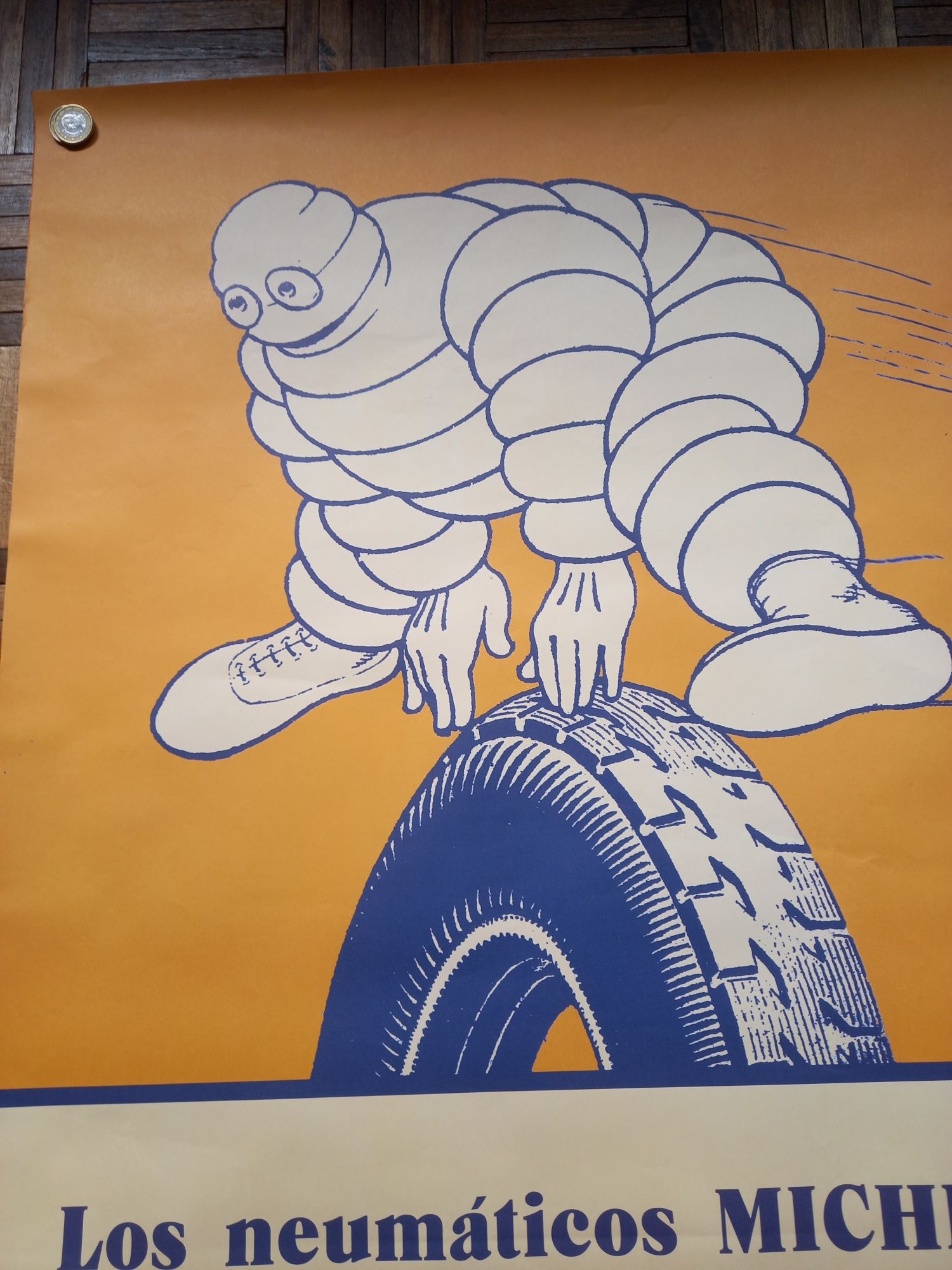 Poster / cartaz dos pneus Michelin