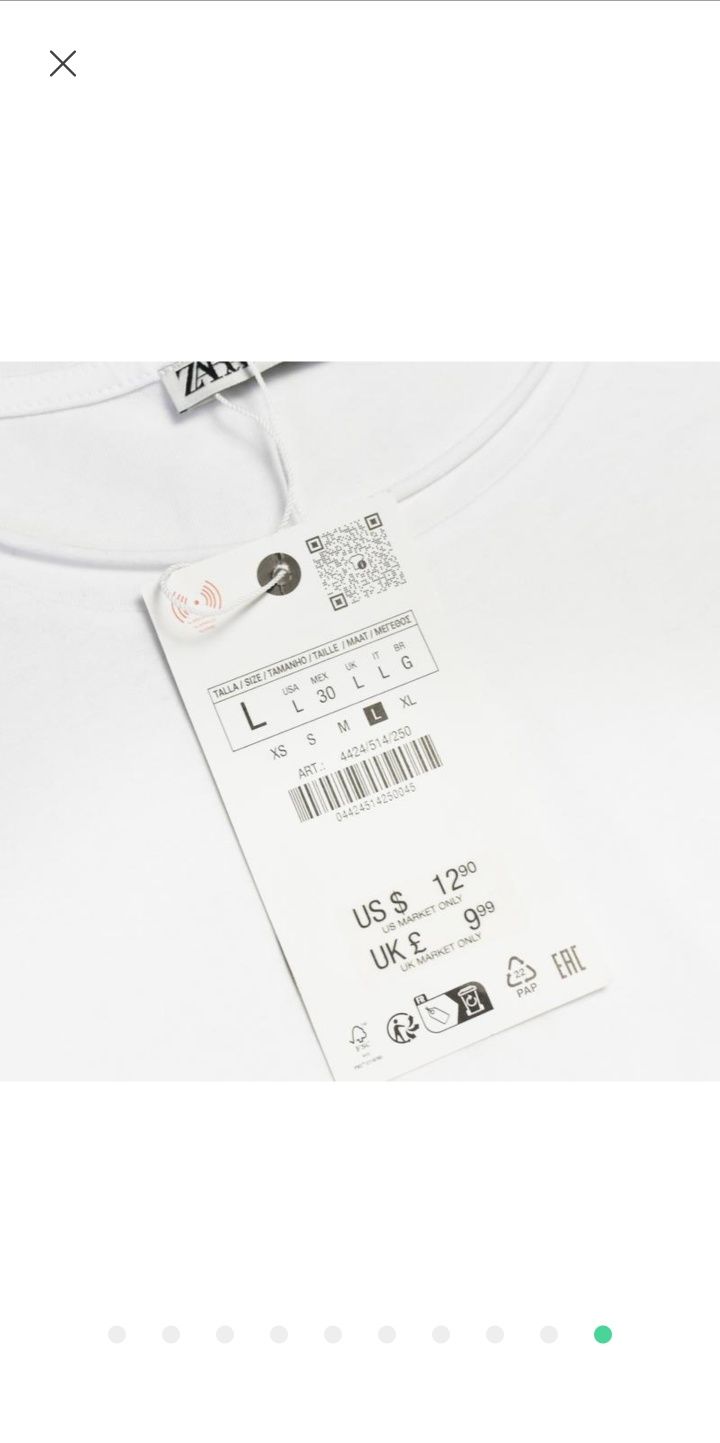 Женская футболка ZARA