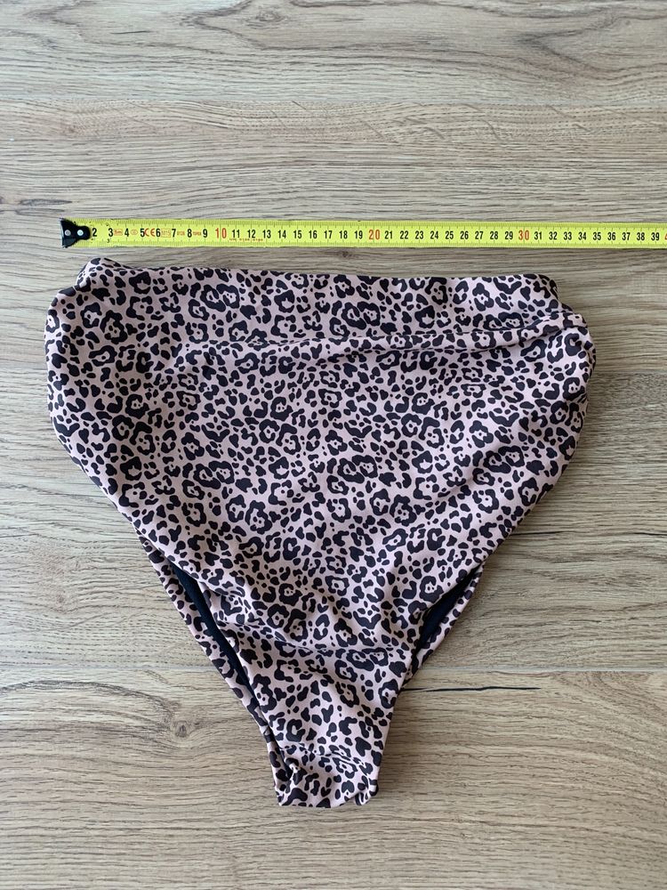 Ciążowy dół kąpielowy animal print wysoki stan S/M