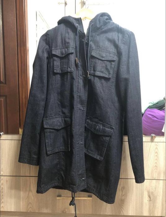 Джинсова парка для дівчини