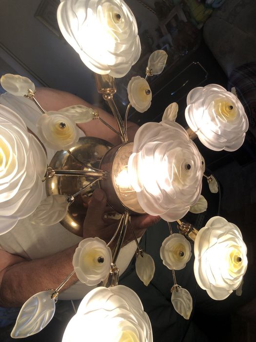 Настольная лампа, люстра