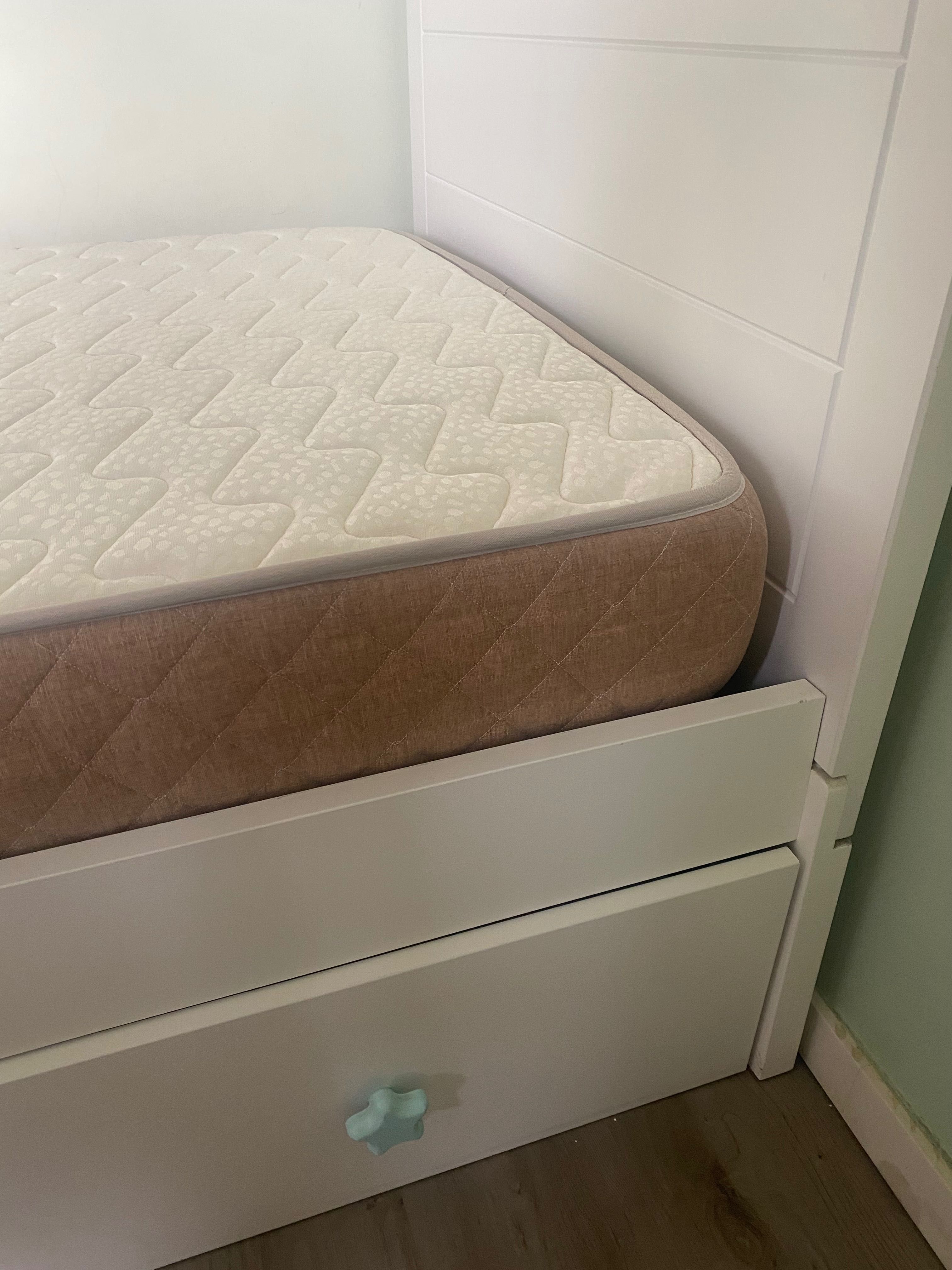 Cama Jovem Dupla em Branco Lacado