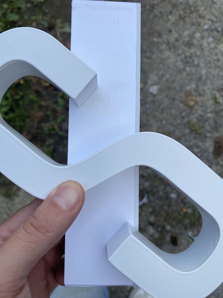 Обємні букви літери з металу 3д цифри лого