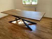 Stół pajak duży 260cm x 110cm loft lity dąb