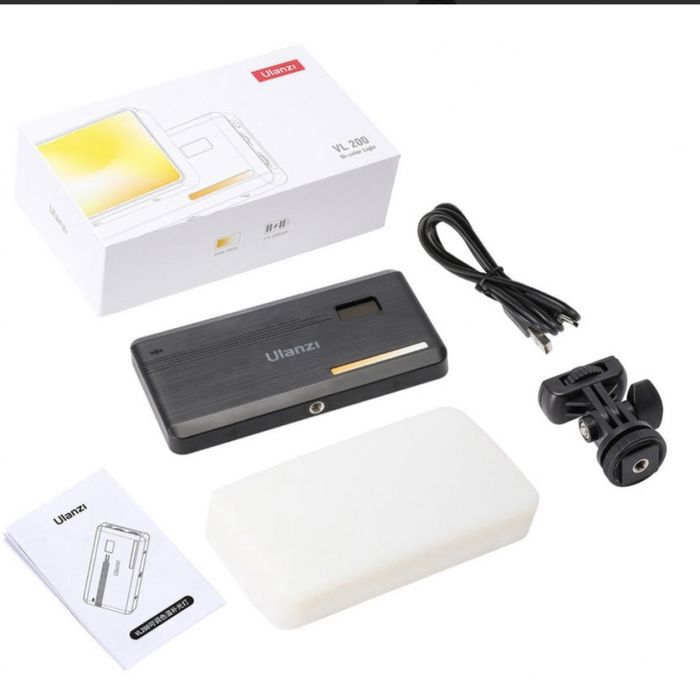 VIJIM Ulanzi VL200 відеосвітло накамерне світло, 5000mAh