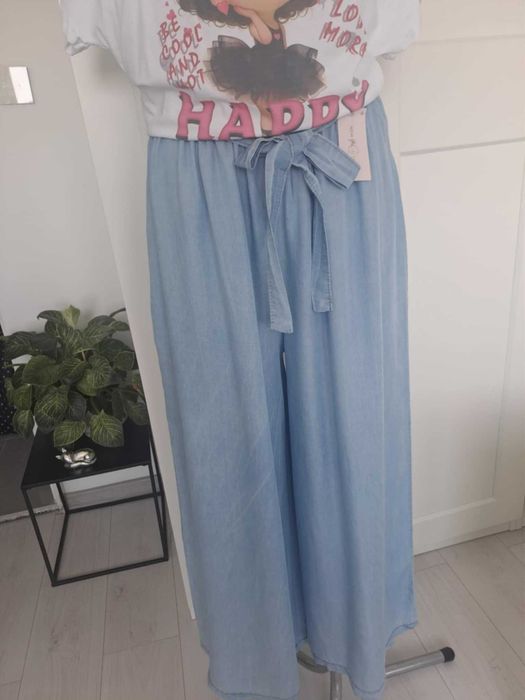 Spodnie KULOTY ,100% tencel