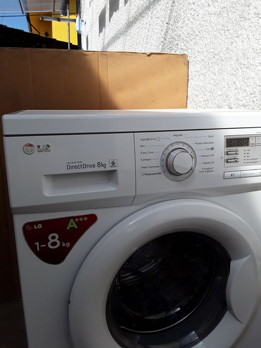 Máquina de lavar roupa LG A++ 8KG