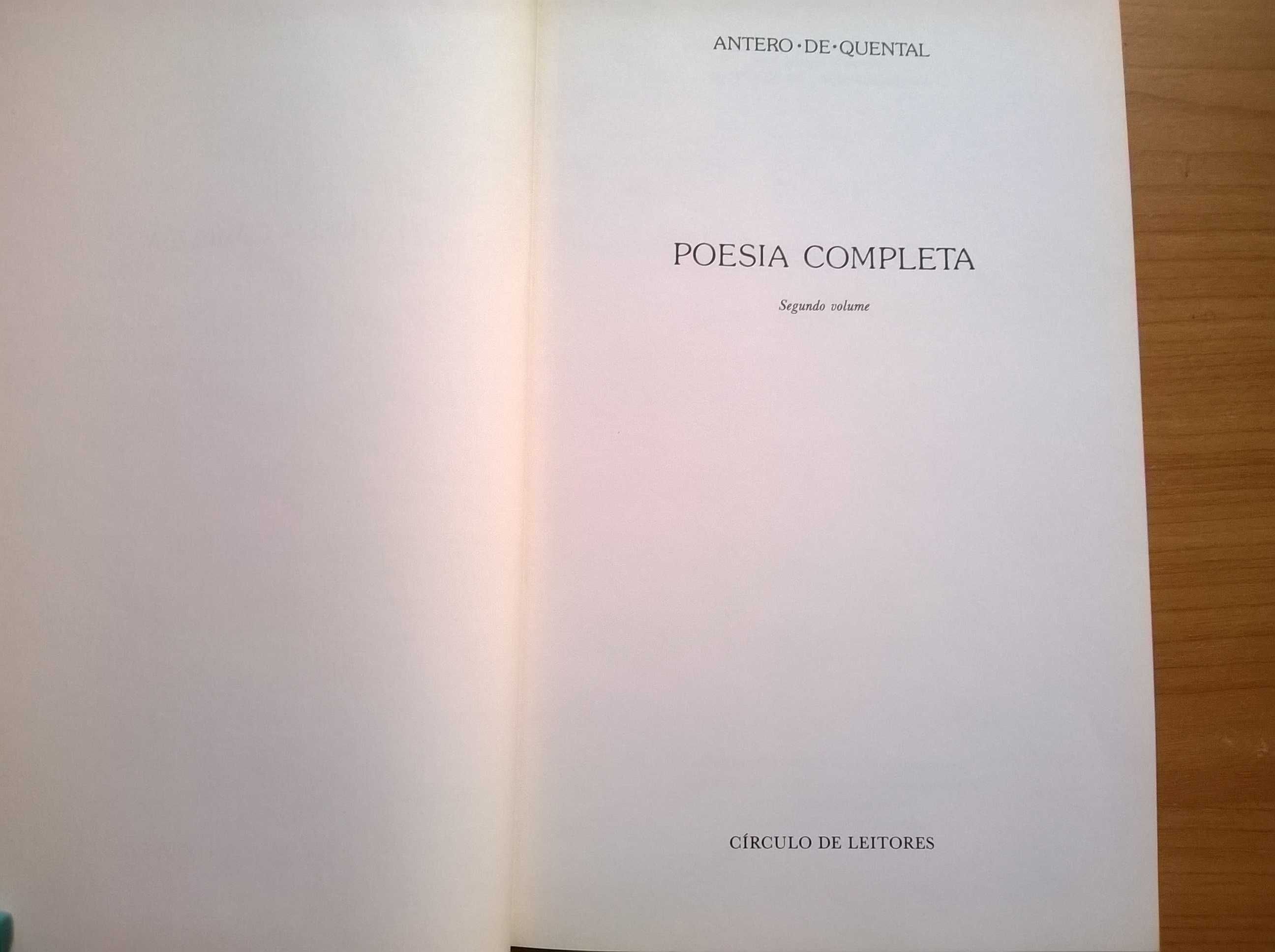 Antero de Quental - Poesia Completa (2.º vol.)