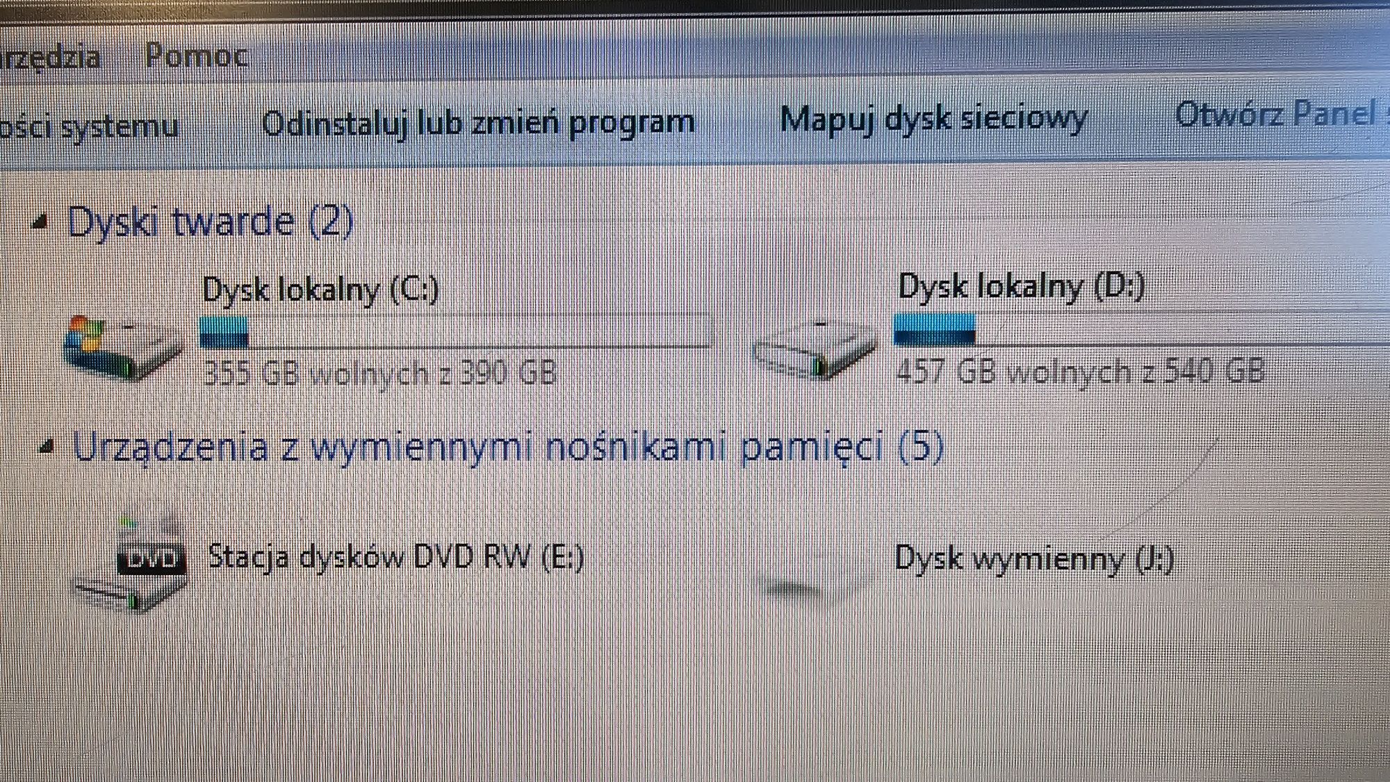 Komputer Stacionarny plus Monitor klawiatura i mysz