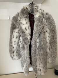 Sztuczne futro vintage lata 90 faux fur doonybrook