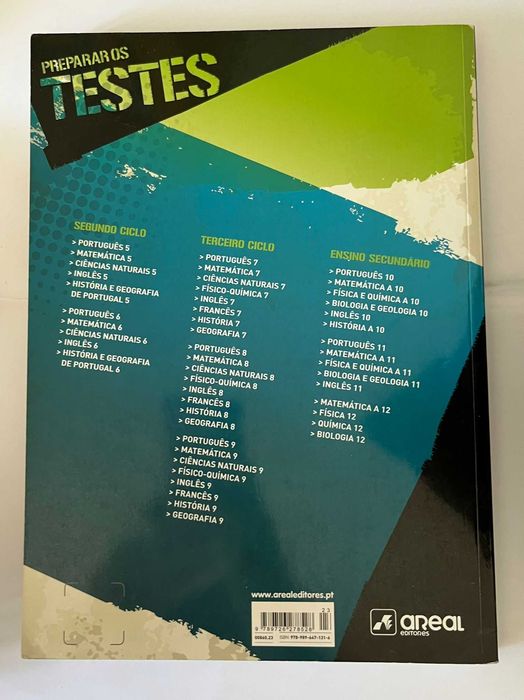 Perparar testes Biologia 12º Areal Editores
