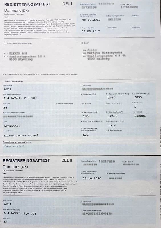 Zaginiony duński dowód rejestracyjny? Duplikat zagubionego DANIA