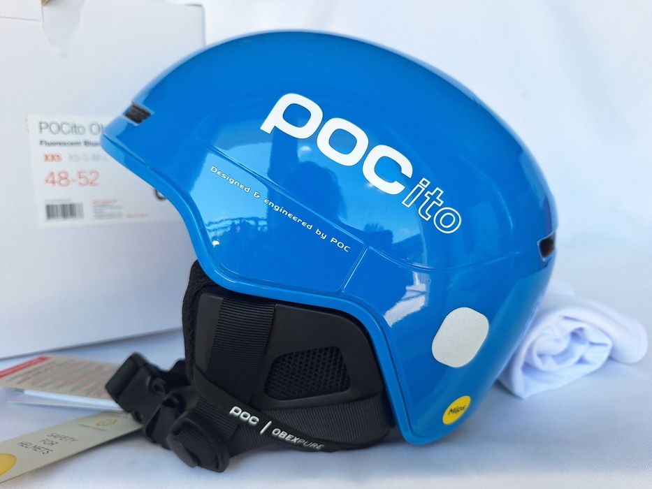 Kask dziecięcy POC POCito Obex Mips Fluorescent Blue XXS 48-52cm