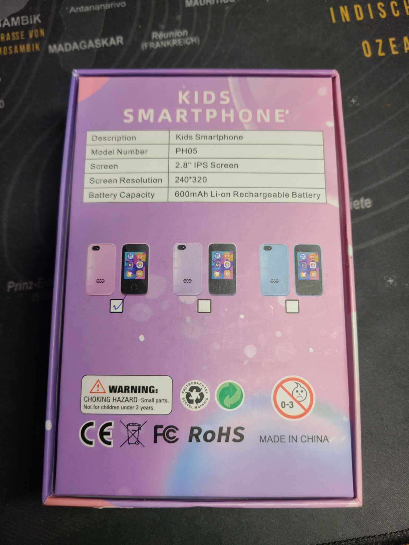 Дитячий телефон смартфон Единорог Єдиноріг 8GB 2 камеры новый