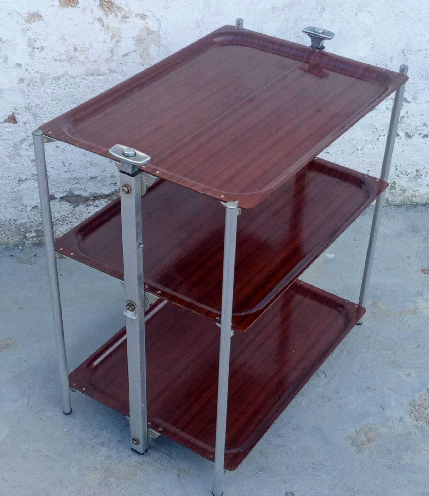 Vintage Bar. Mesa de barra dobravel Textable. Anos 50/60