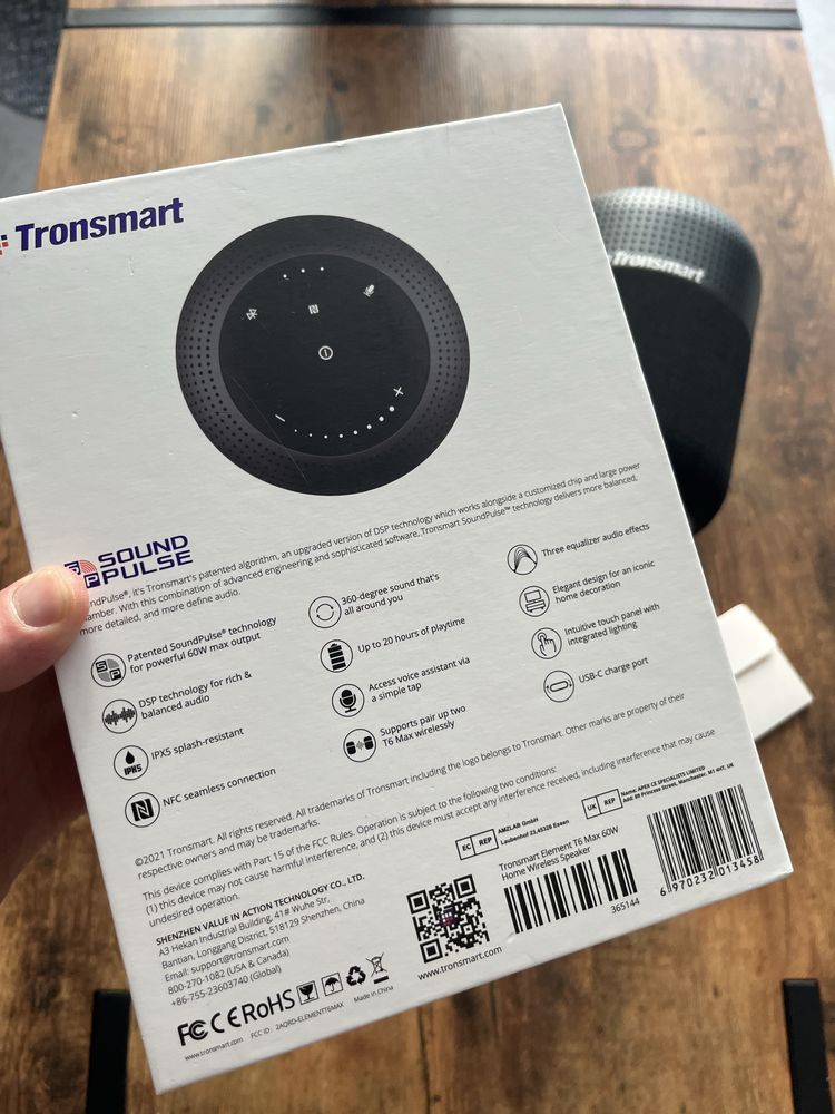 Głośnik Bezprzewodowy Tronsmart T6 Max 60W Bluetooth 5.0