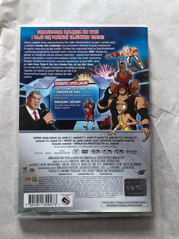 Scoobydo wrestlemania tajemnica ringu bajka dvd