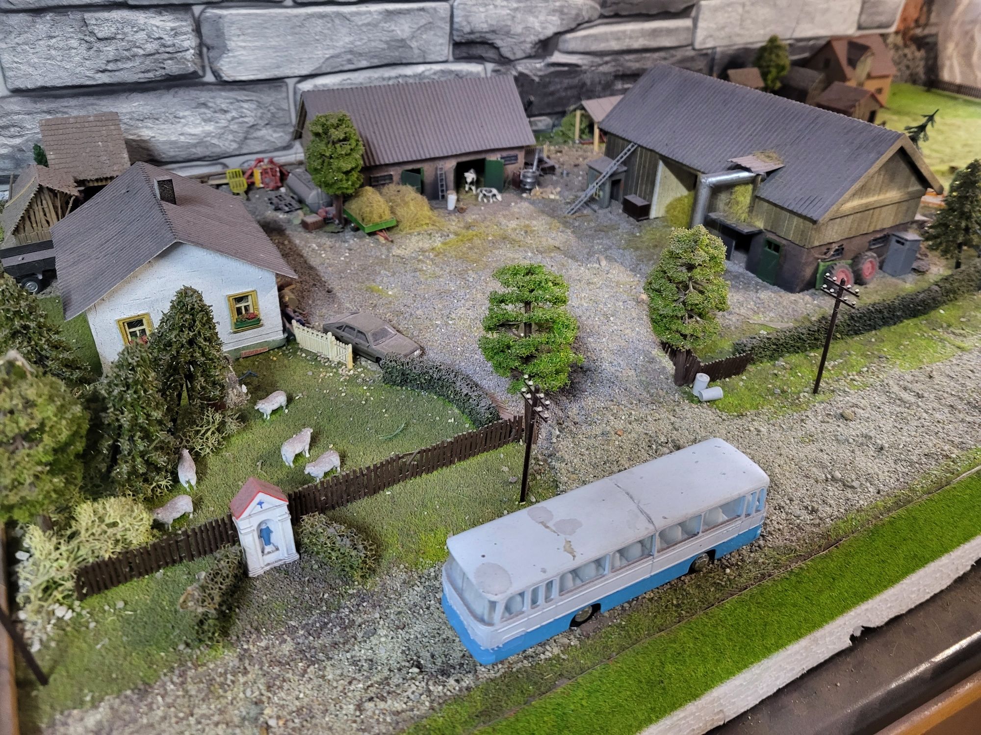 Makieta gospodarstwa rolnego 1/87