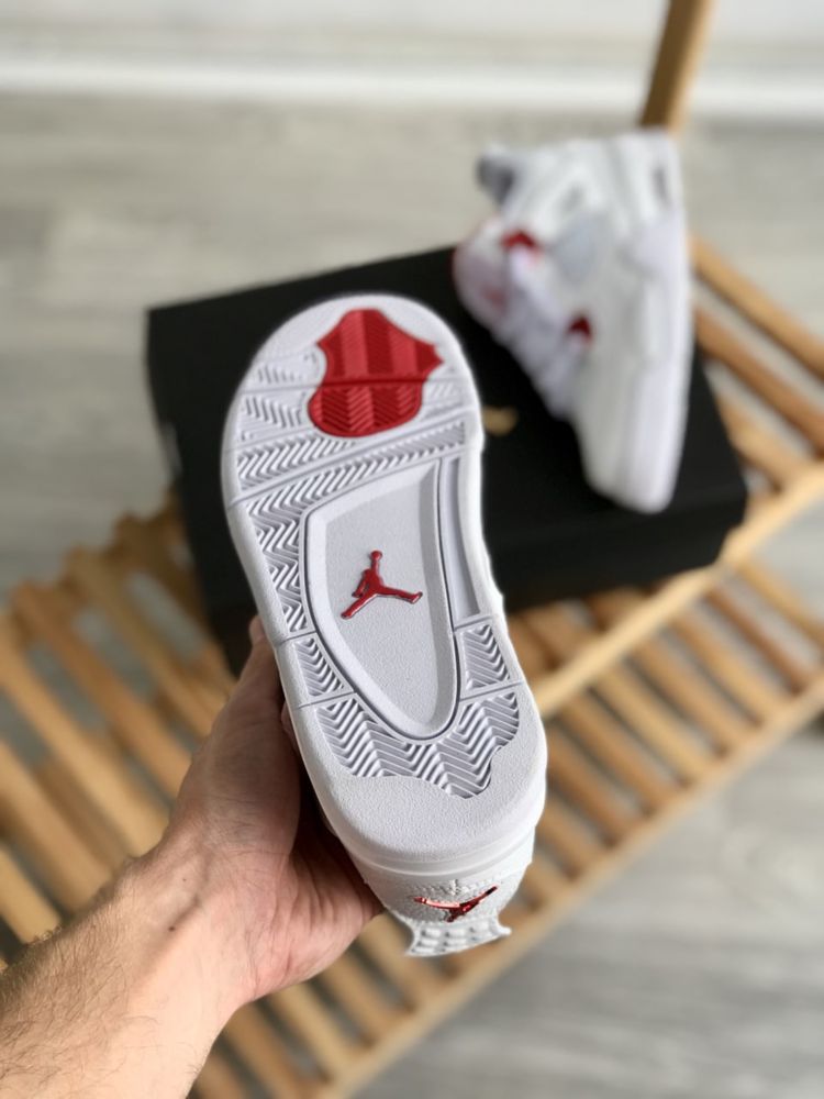 Buty Nike Air Jordan Retro 4 Red Metallic 36-45 unisex trampki