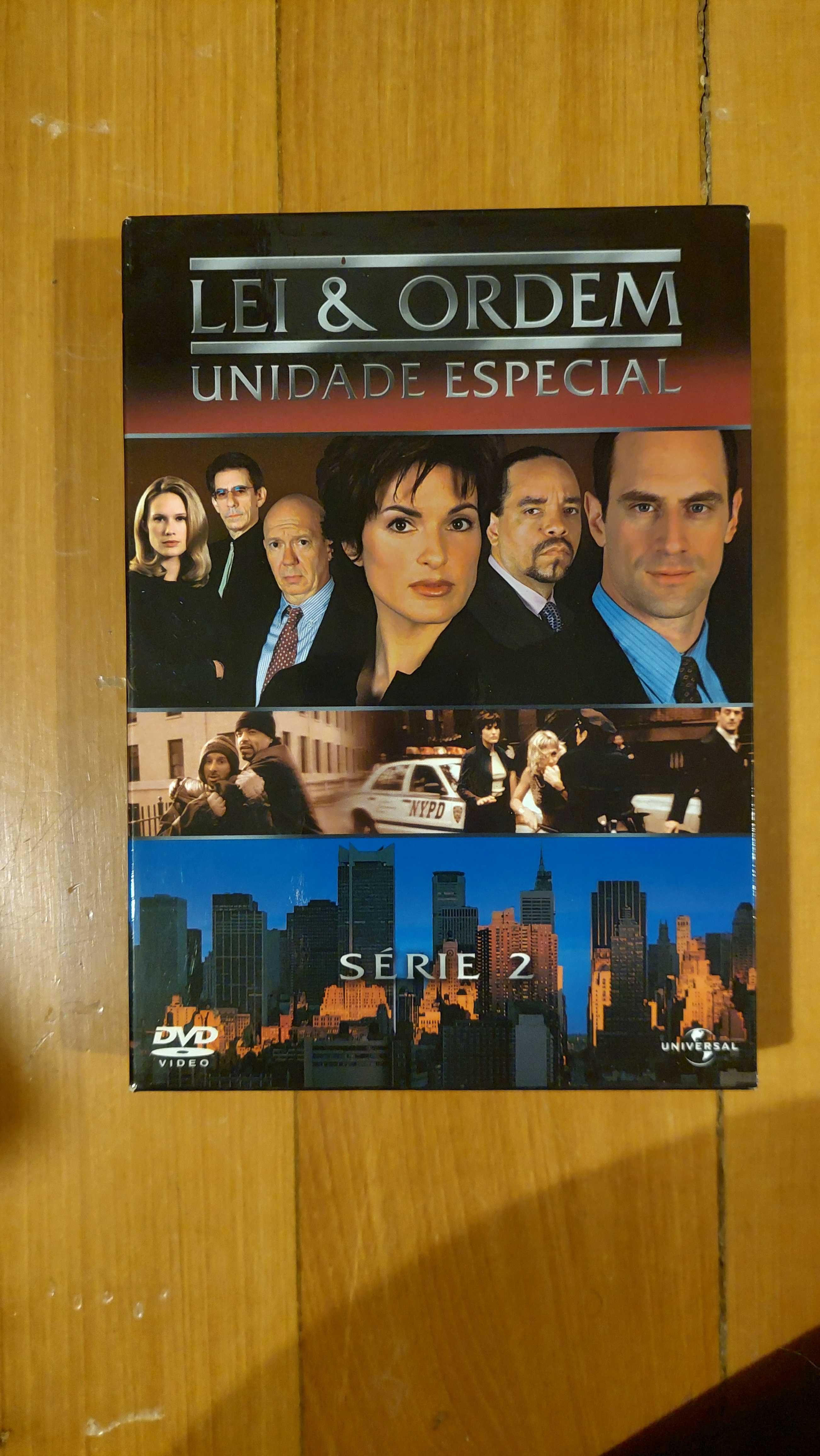 DvD's Série Lei e Ordem - Unidade Especial - temporada 1, 2 e 3