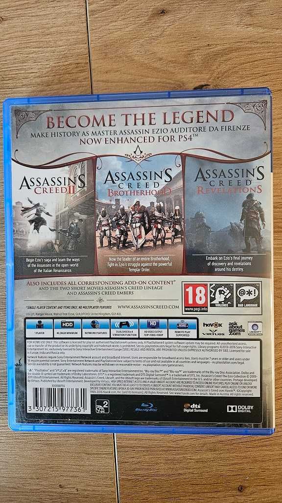 PS4 Assasins Creed Ezio Collection [PL]