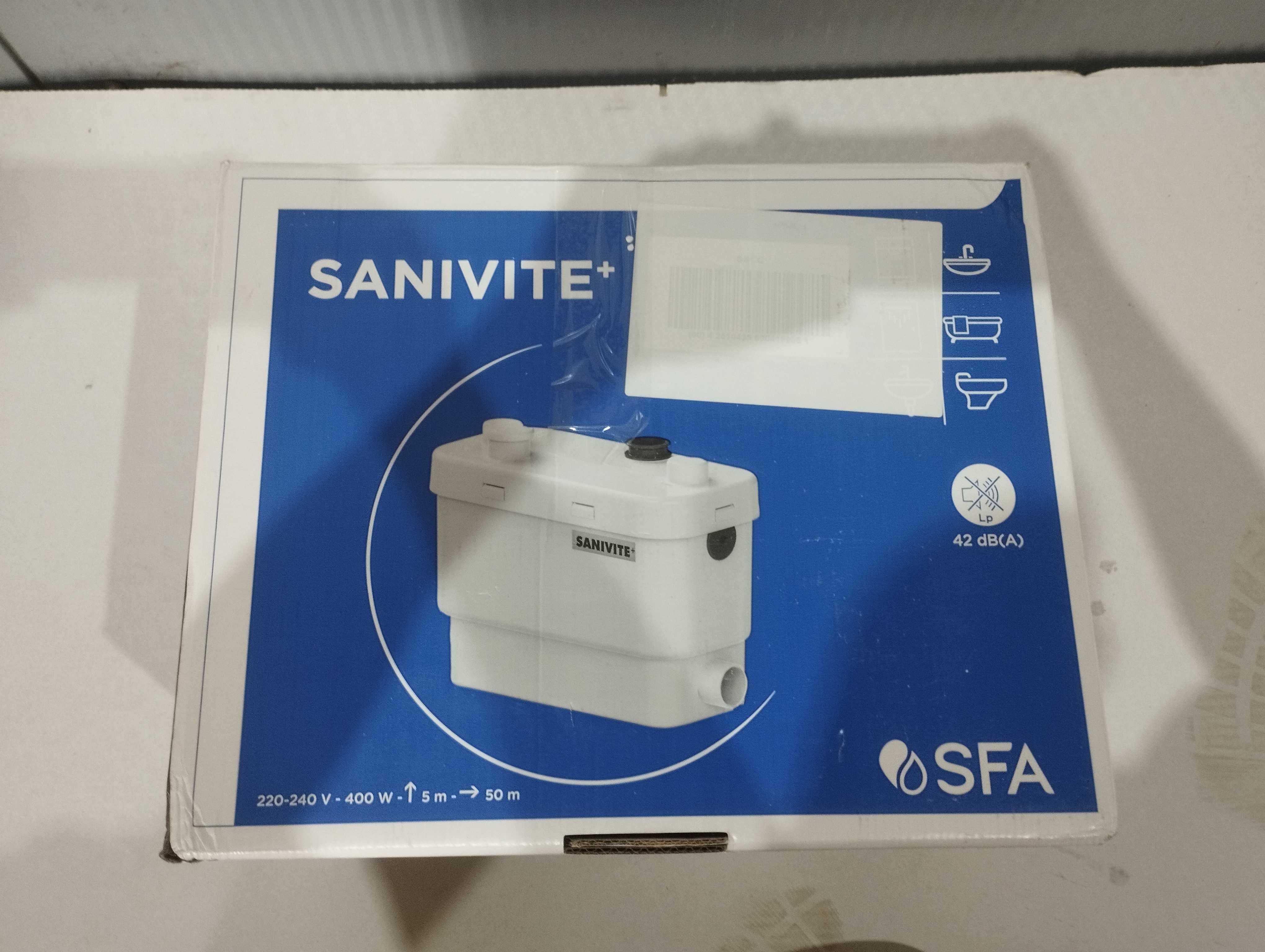 Pompa do odprowadzania wody z umywalek, zlewów, zmywarek SANIVITE+SFA
