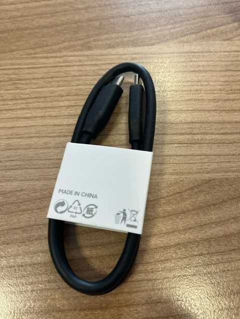 Kabel USB C na USB C czarny do dysków zewnętrznych USB