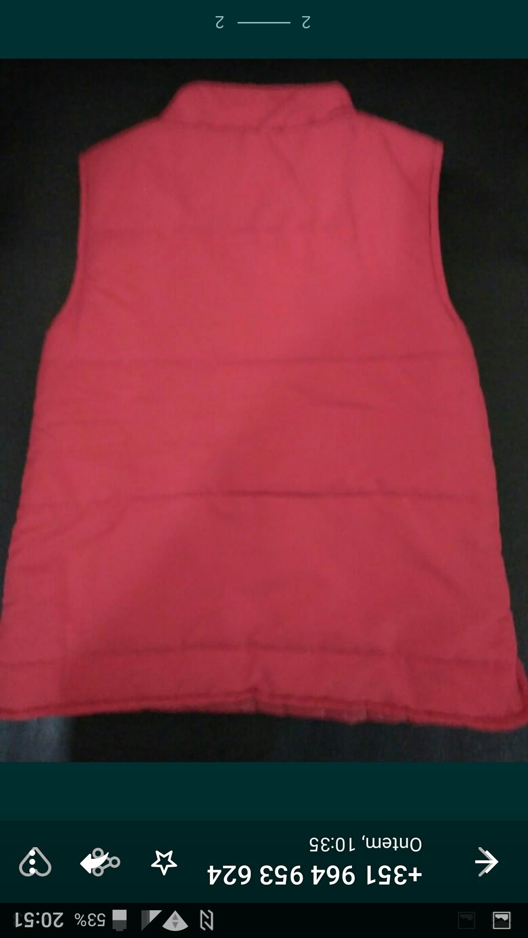 Colete da (Code) para Menina de 7 a 8 Anos Novo!