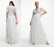 Maya Bridesmaid balowa sukienka maxi z cekinami M/L wartość 800zł NOWA