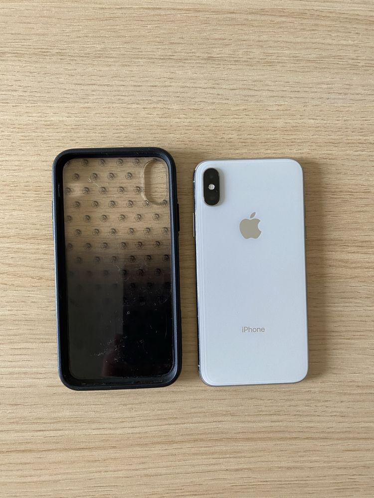 iPhone X, Silver, 256GB