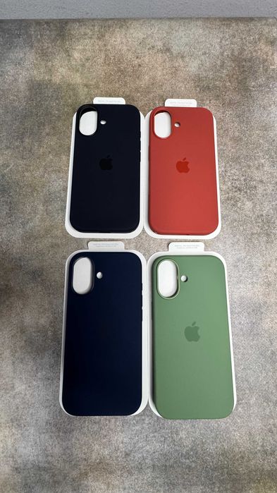 Чохол Silicone Case MagSafe з кнопкою + Animation iPhone 17 17 Pro Max